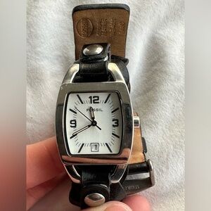 Fossil Braided Leather Watch